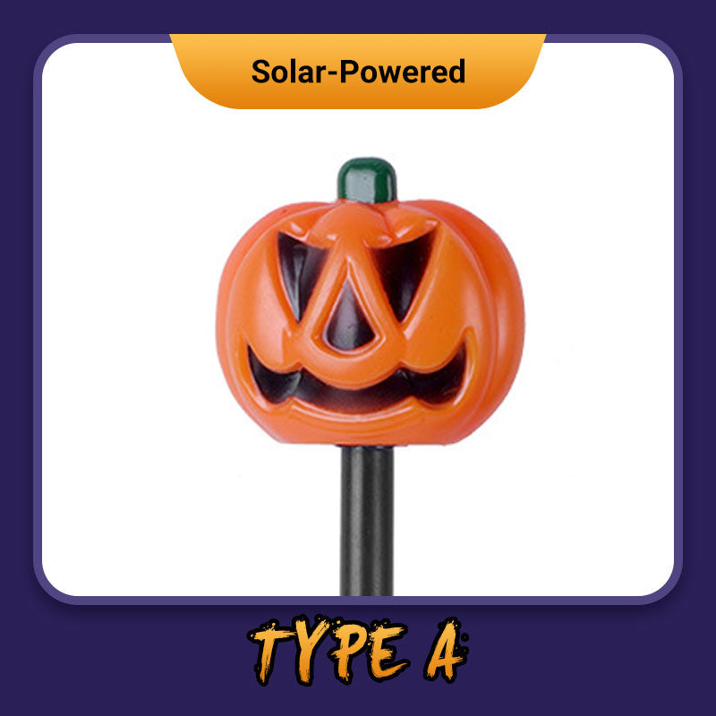 🎃🔥 50% RABATT! Halloween Solar-Kürbis Gartenstecker ✨ Wasserdicht, LED-Gartenleuchte für Rasen, Garten und Terrasse