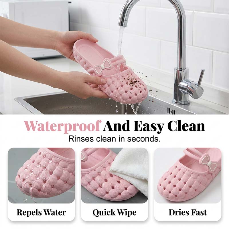 👡 50% RABATT! 🌸 Damen Geschlossene Atmungsaktive Pantoletten – Leicht, bequem & vielseitig – Ideal für Alltag, Büro & warme Tage ☀️