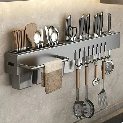 🔪 50% RABATT! 🍽️ Küchenhalter für Messer & Essstäbchen – Multifunktional & platzsparend ✨