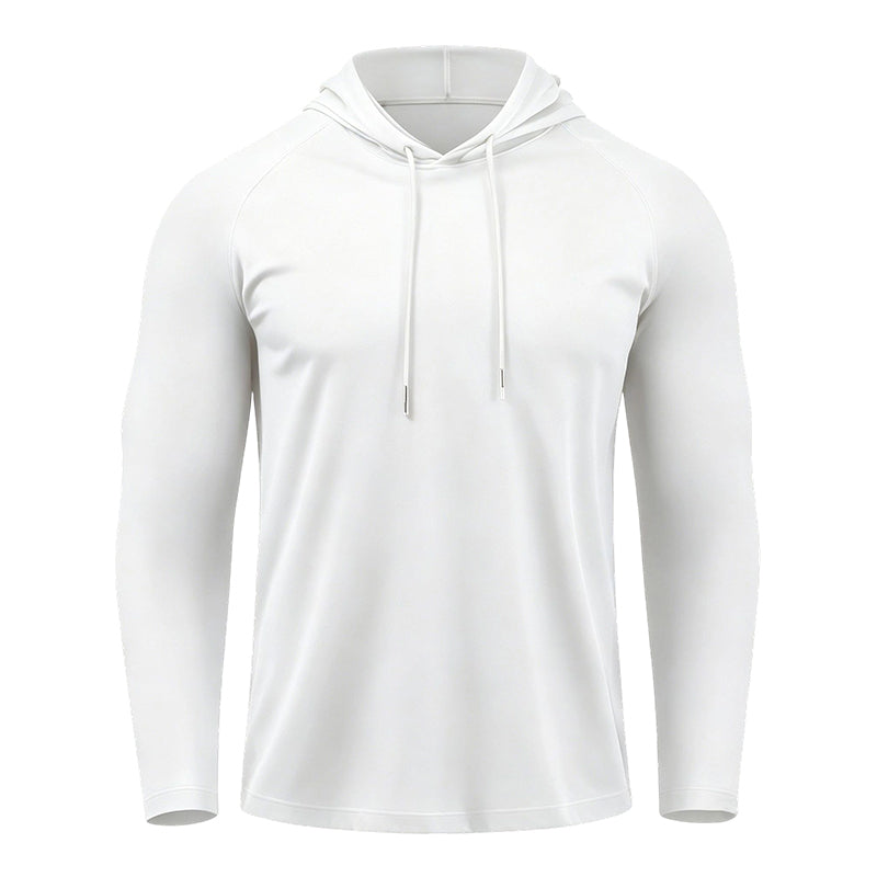 📢📢50% RABATT !!⏰Herren Atmungsaktives Langarm-Kapuzen-T-Shirt