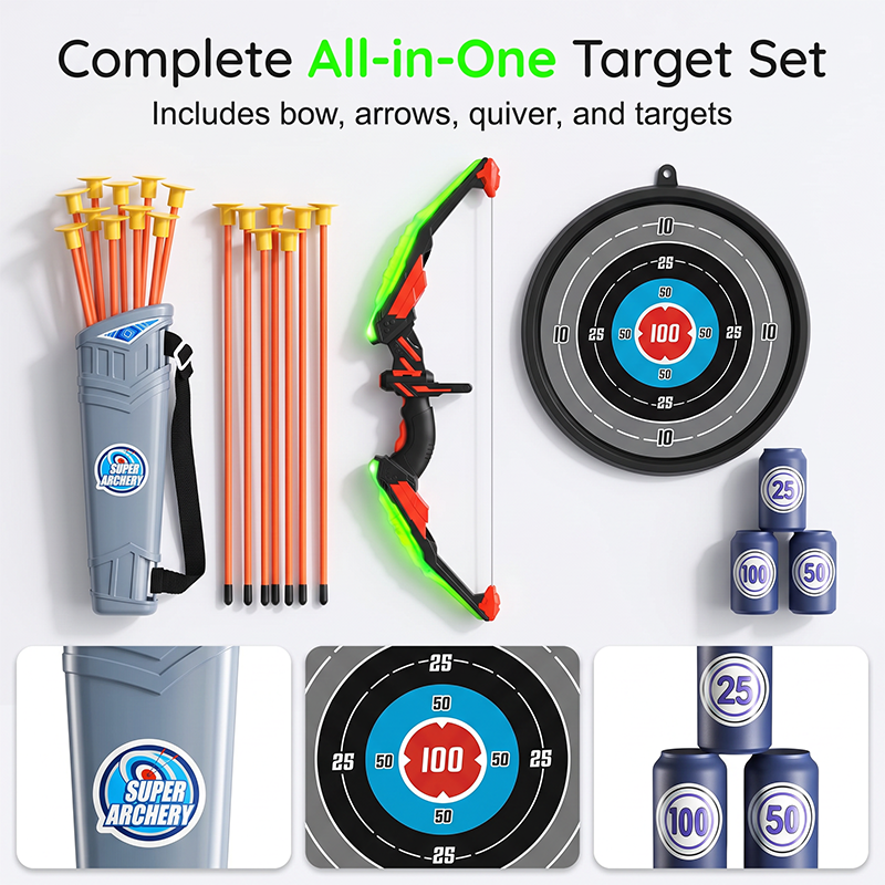 Kids Bow and Arrow Archery Toy Set