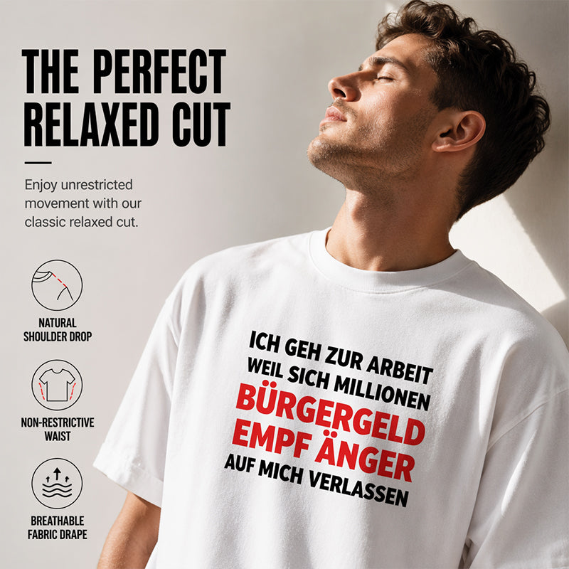 👕 50% RABATT! 😄 Herren Casual Rundhals-Shirt mit lustigem Slogan – Weiche Baumwolle, witziger Print & bequeme Passform – Perfekt für entspannte Tage & gute Laune ✨