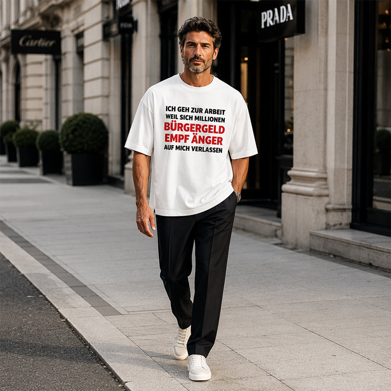 👕 50% RABATT! 😄 Herren Casual Rundhals-Shirt mit lustigem Slogan – Weiche Baumwolle, witziger Print & bequeme Passform – Perfekt für entspannte Tage & gute Laune ✨
