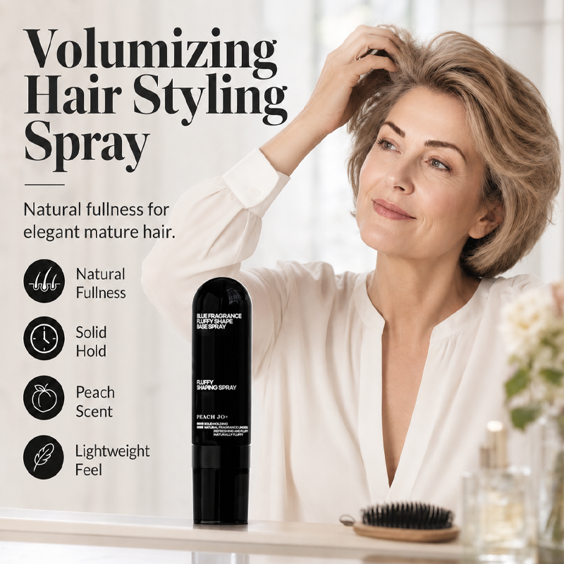 🍑 KAUFE 2, ERHALTE 1 GRATIS! ✨ Haar‑Volumen‑Spray mit Pfirsichduft – Gibt Fülle & langanhaltenden Halt – Ideal für glattes & flaches Haar 💨