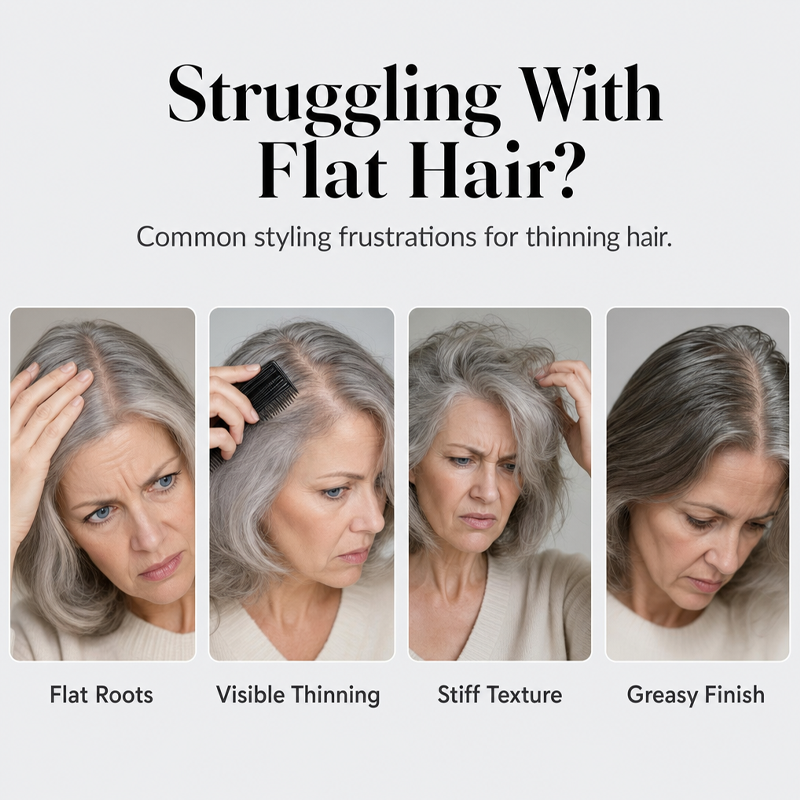 🍑 KAUFE 2, ERHALTE 1 GRATIS! ✨ Haar‑Volumen‑Spray mit Pfirsichduft – Gibt Fülle & langanhaltenden Halt – Ideal für glattes & flaches Haar 💨