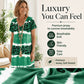 🏖️ Sommer-Sale 50% RABATT 🏝️🐆Damen Leoprint Midi-Kleid mit V-Ausschnitt👗✨