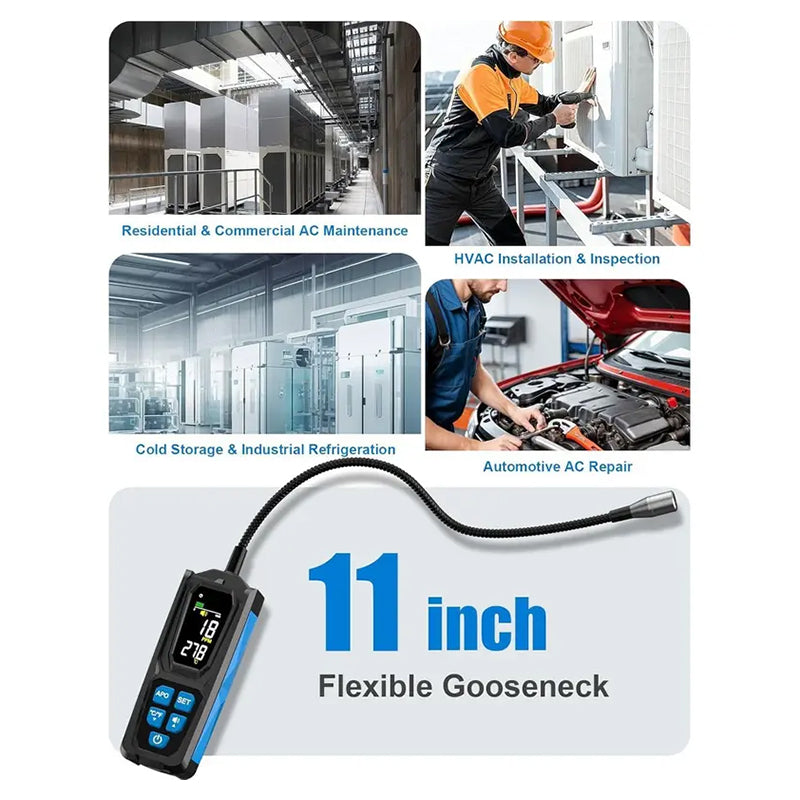 📢📢50 % RABATT !!⏰ Wiederaufladbares Halogen-Leckdetektor-Gerät für Klimaanlagen