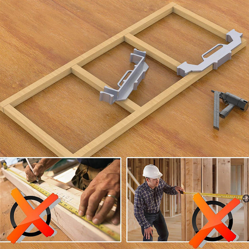 🔧 50% RABATT! 📏 Rahmenlehre aus Aluminiumlegierung – Robust, präzise & einfach zu handhaben – Ideal für Stud-Layout, Trockenbau & Montagearbeiten 🛠️