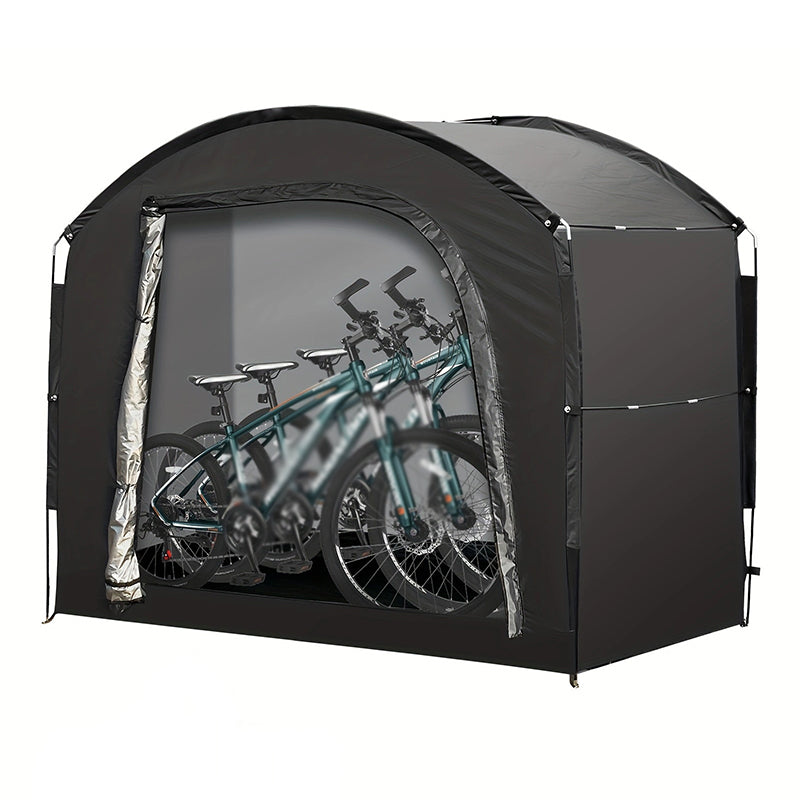 🚲 50% RABATT! 🏕️ Tragbares Fahrrad-Lagerzelt – Wetterfest, geräumig & werkzeugfrei – Optimaler Outdoor-Stauraum für Fahrräder & Zubehör 🔧