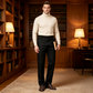 👔👖 Top-bewertete Herren-Slim-Hose mit Taschen – bequem und knitterfrei