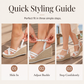 👡 -50% ! 🌴 Damen Keilabsatz-Sandalen Geflochten Knöchelriemen Offene Zehen – PU – Stabile Plateform & Beinverlängerung für Boho Sommer-Look ☀️