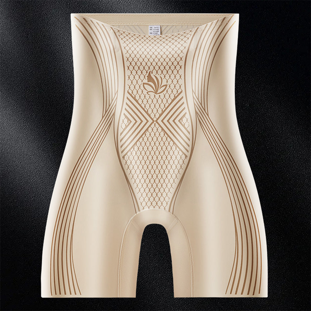 Damen Nahtlose Hochgeschnittene Bauchkontrolle Unterhose