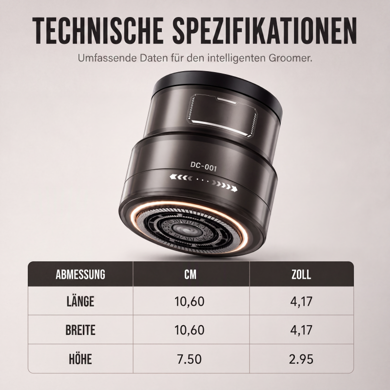 📢📢50% RABATT !!⏰2-in-1 intelligenter Elektrorasierer für Glatzen und Bartschneider mit Digitalanzeige