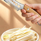 🎉 Sale 2026 – Über 16.000 verkauft! 🥬 Multifunktionales Gemüseschneidemesser – Kammklinge für perfekte Julienne-Streifen, Fischentschupper & Kräuterstripper – Ein Messer, drei Funktionen! ✨