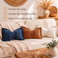 🎀 Chenille-Kissen Schleifenform | Weiches Dekokissen für Sofa & Bett – Flauschig & Gemütlich ✨
