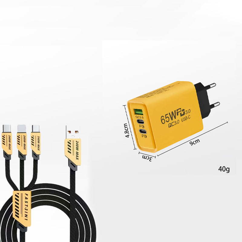 120W 4-Port Schnellladegerät