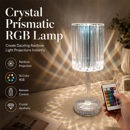 💡50 % RABATT⏰ Acryl‑Tischlampe in Kristallrosa, Touch‑Steuerung mit weichem Licht – elegante Dekoration für Schlaf‑ & Wohnzimmer✨
