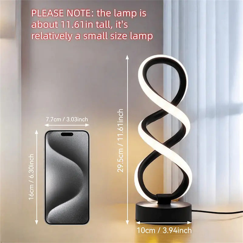 🔥50% RABATT auf ausgewählte Produkte 🎉Moderne Doppelhelix-Tischlampe