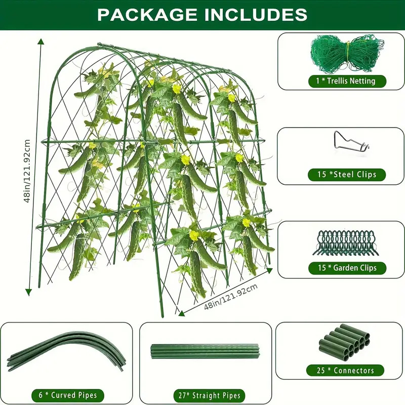 ✨50 % RABATT✨🌿 A‑förmige Gurkenrankehilfe für Kletterpflanzen
