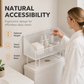 ⭐ Bestseller! Platzsparendes Regal für über der Toilette – ohne Bohren, rostfrei, belüftetes Gitterdesign.🚽✨