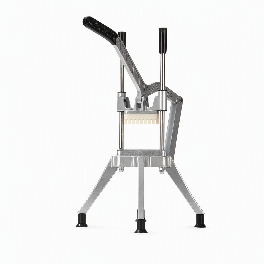 🔪 50% RABATT! ✨ Vertikaler manueller Gemüseschneider & Würfler – Pommes-Frites-Schneider aus Edelstahl, hochbelastbare Hebelwirkung & 4 scharfe Klingen – Schnelles gleichmäßiges Schneiden für Kartoffeln, Gurken & Radieschen 🥔