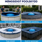 ❄️ Aufblasbare Pool-Winterabdeckung – Rund, langlebig & wetterfest ✨