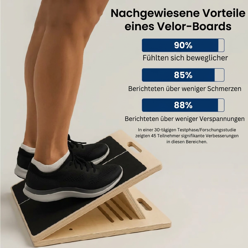 📢📢50% RABATT !!⏰Verstellbares schräges Holzbrett zum Dehnen der Waden