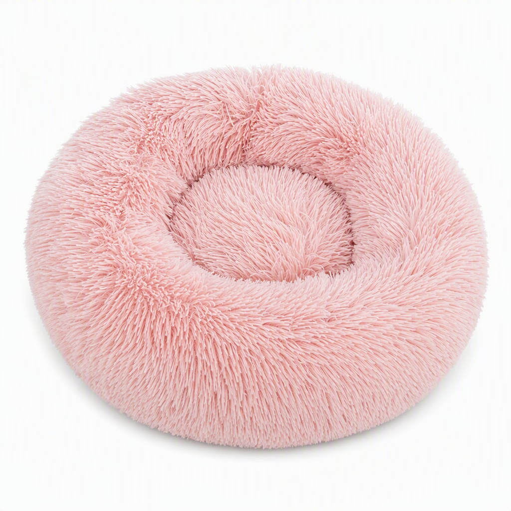 Round Cozy Plush Pet Nest