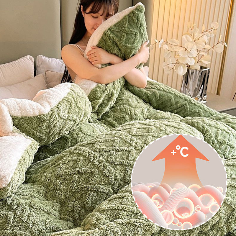 🍂 50% RABATT! 🛋️ Plüschdecke – Verdickt, superweich & kuschelig warm ✨