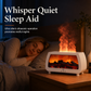 🔥 Kamin-Luftbefeuchter mit Flammeneffekt & Aroma-Diffusor – automatische Duftabgabe, für ätherische Öle