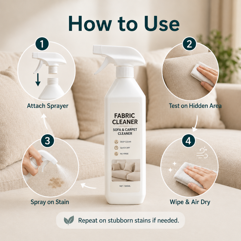 Wasserloses Textil- und Polsterreinigungsspray