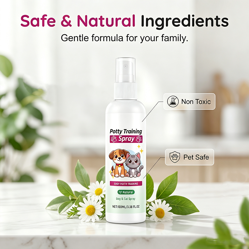 🌿🐕 Natürliches Töpfchentraining-Spray für Hunde & Katzen – Mit Pheromon-Lockstoffen zur Stubenreinheit