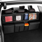 🚗 Große Kofferraum-Organizer-Tasche – multifunktionaler Sitzlehnen-Organizer mit Netz, für mehr Ordnung im Auto