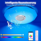 Intelligente LED-Musik-Deckenleuchte mit Bluetooth-Lautsprecher
