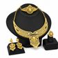 ⏳Limited-time 50% off⏰24K Gold Plated Bridal Jewelry Set | Dubai Indian Style | Necklace Bracelet Ring & Earrings Set for Women💛💍📿