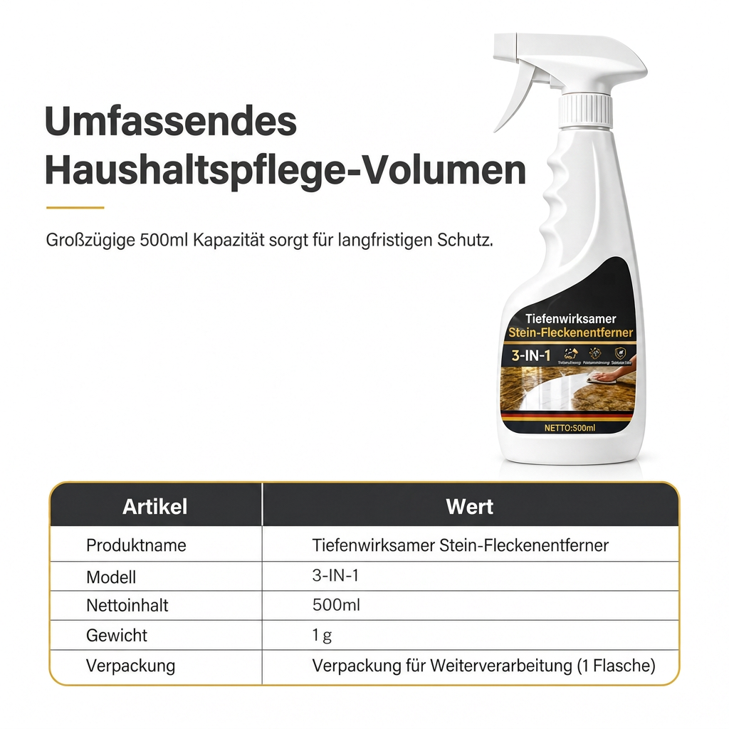 Farbabzugs- und Fleckenentferner für Stein, Marmor und Fliesen