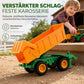Großes Kinder-Spielzeugset: Farmtraktor mit Anhänger und Zubehör, reibungsbetrieben und ferngesteuertes Baufahrzeug für Jungen