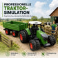 Großes Kinder-Spielzeugset: Farmtraktor mit Anhänger und Zubehör, reibungsbetrieben und ferngesteuertes Baufahrzeug für Jungen