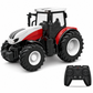 Großes Kinder-Spielzeugset: Farmtraktor mit Anhänger und Zubehör, reibungsbetrieben und ferngesteuertes Baufahrzeug für Jungen