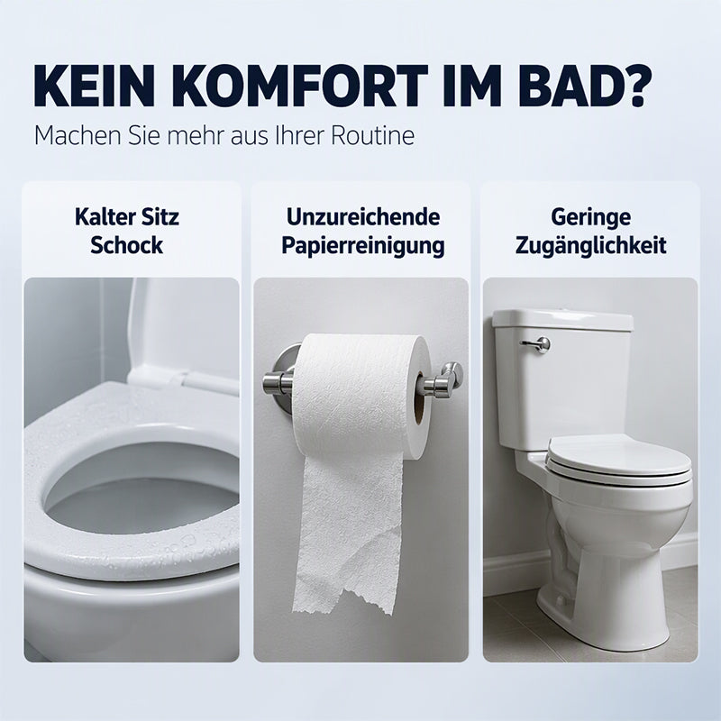 Intelligenter Toiletten-Sitz mit Sofort-Heizung