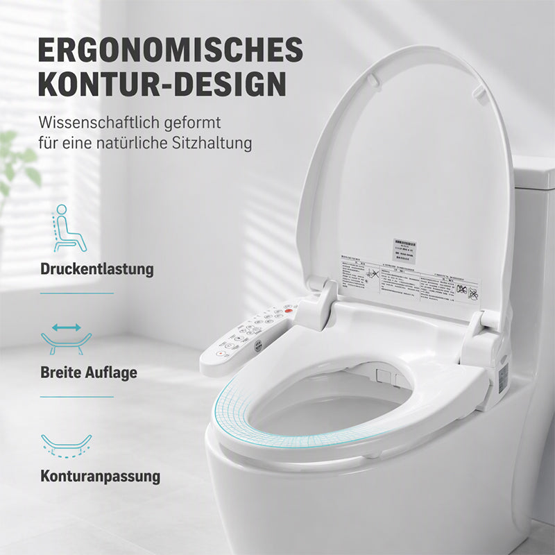 Intelligenter Toiletten-Sitz mit Sofort-Heizung