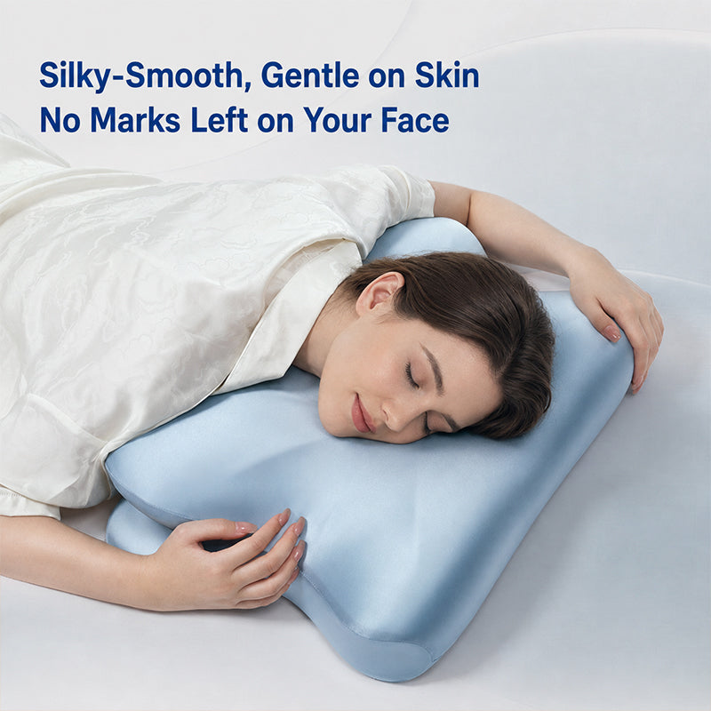 Ergonomisches Memory-Foam-Kissen mit langsamer Rückstellwirkung, Nackenstützkissen