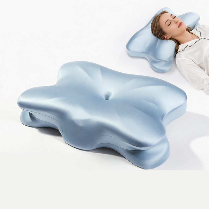 Ergonomisches Memory-Foam-Kissen mit langsamer Rückstellwirkung, Nackenstützkissen