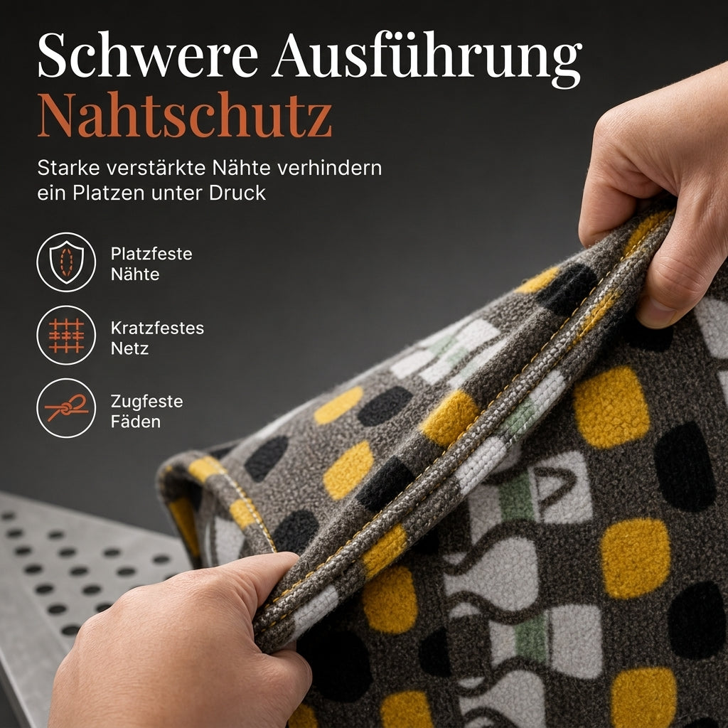 📢📢50 % RABATT!! ⏰Hockerbezug mit Aufbewahrungsfunktion: Mit Kleidung befüllbar, bis 100 kg belastbar, mit breitem Reißverschluss, waschbar, 45 x 45 x 23 cm