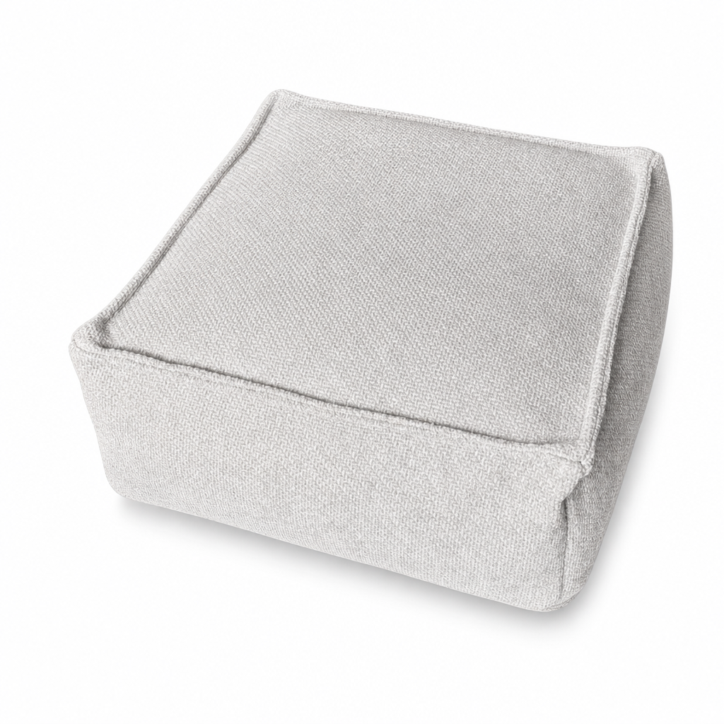 📢📢50 % RABATT!! ⏰Hockerbezug mit Aufbewahrungsfunktion: Mit Kleidung befüllbar, bis 100 kg belastbar, mit breitem Reißverschluss, waschbar, 45 x 45 x 23 cm