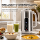 Multifunktionaler 304 Edelstahl Sojamilchbereiter und Hochleistungsmixer mit großer Kapazität, filterfrei, Haushaltsnahrungsprozessor mit intelligenter Zeitschaltuhr