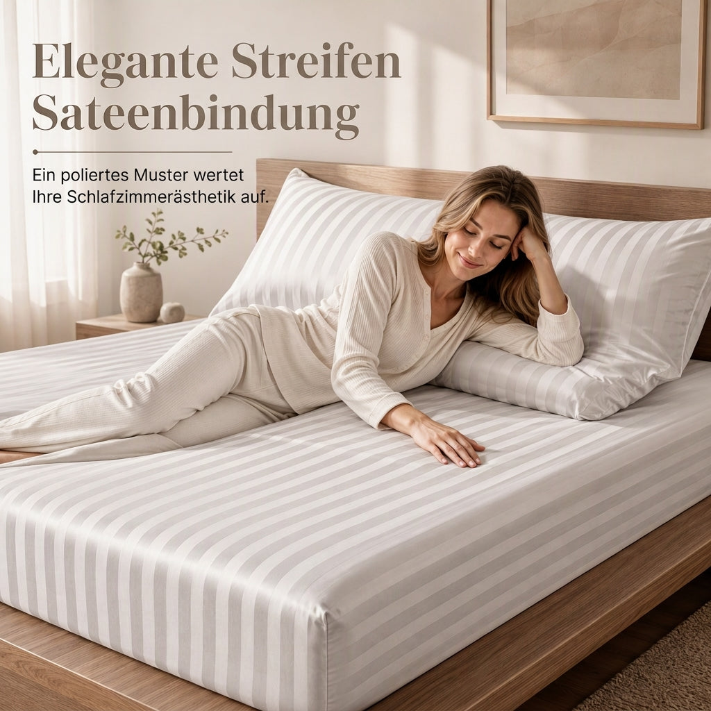 ✨50% RABATT NU! !✨Verdicktes 3-Teilig Bettwäsche-Set mit Bettbezug und Kissenbezug