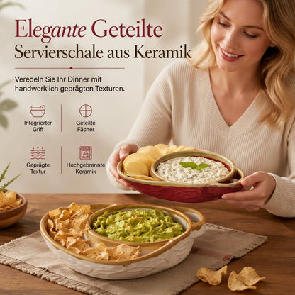 🍽️Retro Keramik-Auflaufform mit Einzelgriff – Schadstofffrei backen & sicher servieren