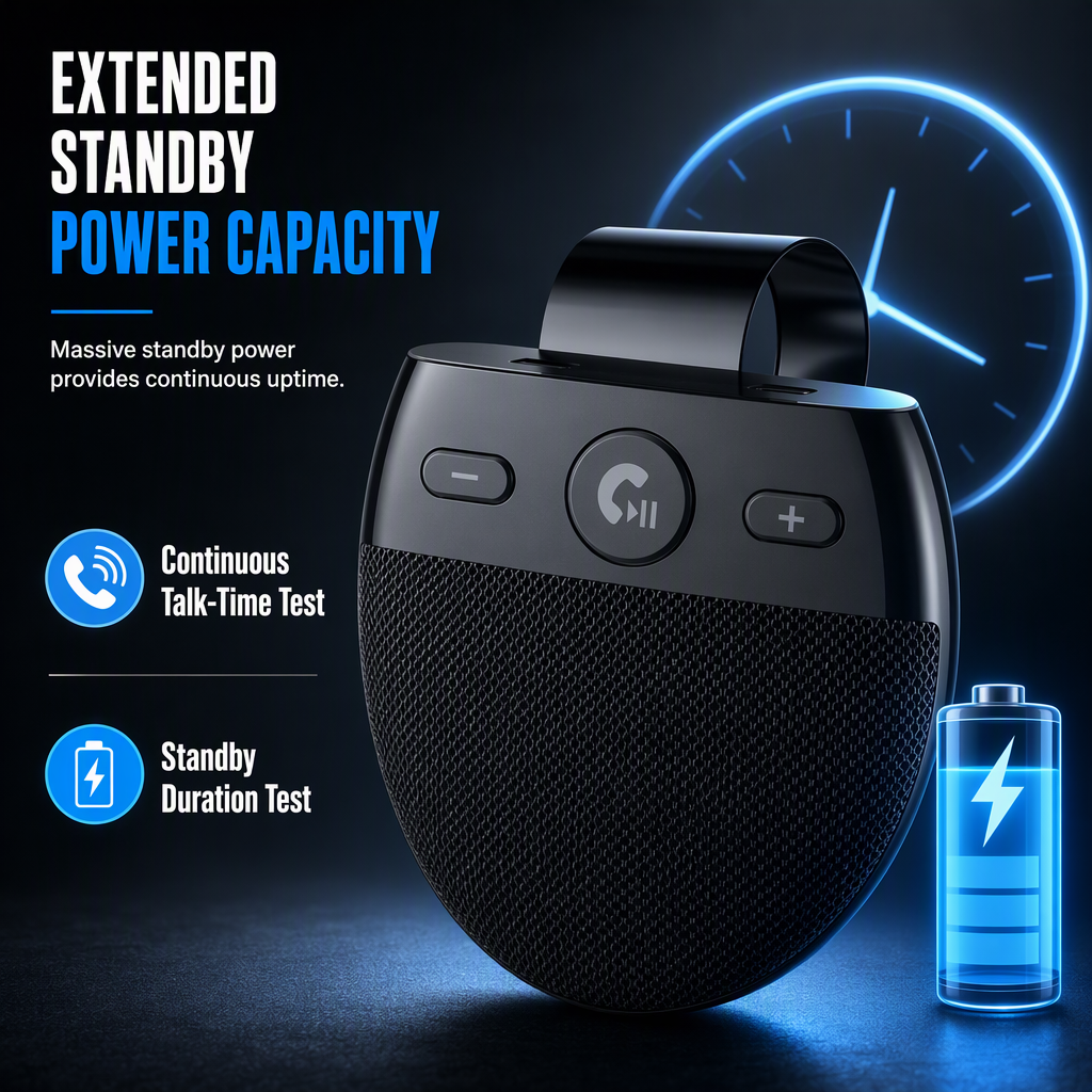 🚗 50% RABATT! 📞  Bluetooth-Freisprecheinrichtung – Für Sonnenblende & A2DP ✨