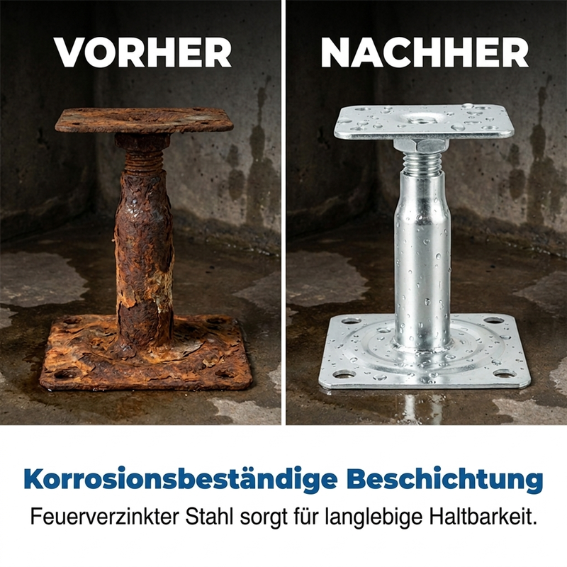📢📢50% RABATT !!⏰Hochbelastbare verstellbare Pfostenstütze